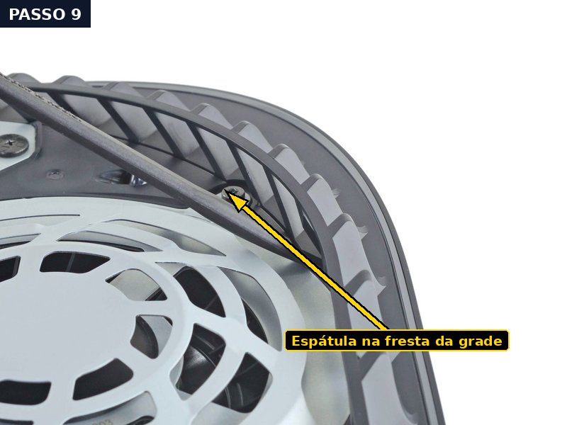 Passo 9: Solte a grade