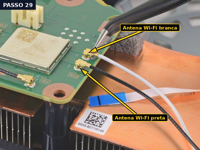 Passo 29: Antenas Wi-Fi